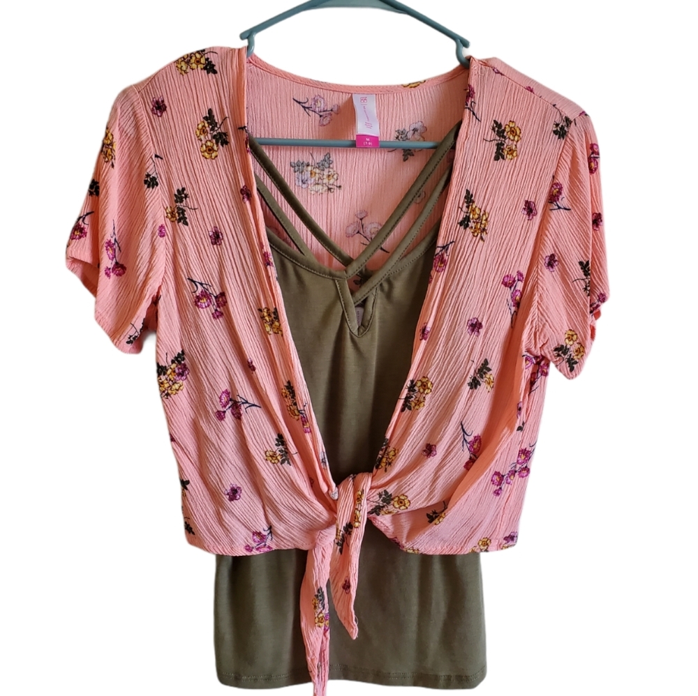 Tie top floral size M